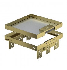 Кассетная рамка RKSN2 UZD3 ном.размер 9 243x243 мм (латунь) (RKSN2 UZD3 9MS20)  7409232  OBO Bettermann