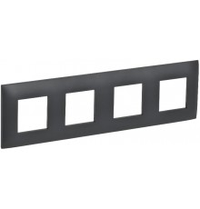 SKANDY Рамка 4-местная SK-F04T титан  SK-M42-K48  IEK