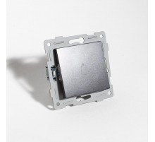 Выключатель самовозвратный звонкового типа, 10А, 220-250V (антрацит)  201126  SPL