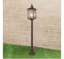 Светильник садово-парковый Vela F кофейное золото (GL 1019F)  a043648  Elektrostandard