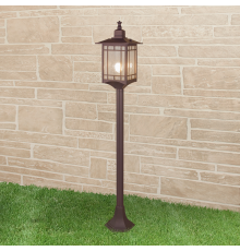 Светильник садово-парковый Vela F кофейное золото (GL 1019F)  a043648  Elektrostandard