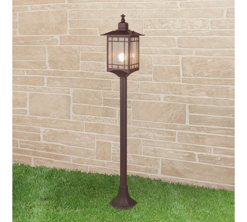 Светильник садово-парковый Vela F кофейное золото (GL 1019F)  a043648  Elektrostandard