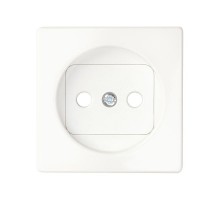 Simon 82 Накладка на розетку двухполюсную 2Р б/з, с защитными шторками, S82, S82N, S82 Detail, бел  82040-30  Simon