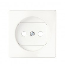 Simon 82 Накладка на розетку двухполюсную 2Р б/з, с защитными шторками, S82, S82N, S82 Detail, бел  82040-30  Simon