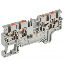 Колодка клеммная CP-MC 4 вывода 2,5мм2 серая  YCT22-00-4-K03-002  IEK