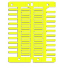 Маркировка для провода, жесткая, для трубочек. 4х18мм. Желтая  NUT18Y  DKC