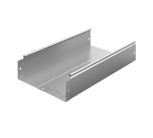 Металлический лоток неперфорированный 300х100х3000, толщ. 0,8 мм, Сендзимир цинк, 013318  ЛНМЗТ-300х100х3000-0,8-СЦ   Ostec