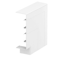 Крышка плоского угла кабельного канала Rapid 45-2 53x165 мм (ПВХ,белый) (GK-FH53165RW)  6113460  OBO Bettermann