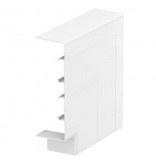 Крышка плоского угла кабельного канала Rapid 45-2 53x165 мм (ПВХ,белый) (GK-FH53165RW)  6113460  OBO Bettermann