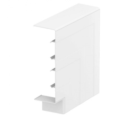 Крышка плоского угла кабельного канала Rapid 45-2 53x165 мм (ПВХ,белый) (GK-FH53165RW)  6113460  OBO Bettermann