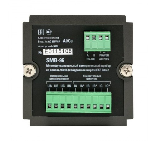 Многофункциональный измерительный прибор SM-B-96 на панель 96х96  sm-963b  EKF