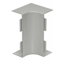 Крышка внутреннего угла кабельного канала WDK 60x210 мм (ПВХ,серый) (WDK HI60210GR)  6022294  OBO Bettermann