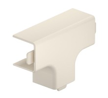 Крышка T-образной секции кабельного канала WDK 20x20 мм (ПВХ,кремовый) (WDK HT20020CW)  6161901  OBO Bettermann