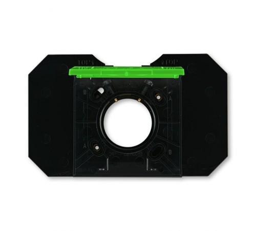 ABB Levit Зелёный / дымчатый чёрный Розетка для централизованных систем пылеудаления Антрацит / дымчатый чёрный  5530H-C67107 67  2CHH506717C4067  