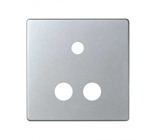 Simon 82 Накладка для коннектора мини-джек + 2RCA, S82 Detail, алюминий  8201092-093  Simon