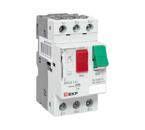 Автомат пуска двигателя АПД-32 4-6,3А EKF  apd-me-6.3  EKF