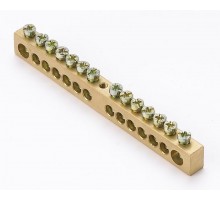 Шина нулевая 14 групп/крепеж по центру, сеч. 8x1  32005DEK  DEKraft