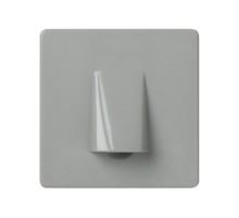 Simon 27 Кабельный вывод с фиксатором для кабеля, широкий модуль, S27, серый  27801-37  Simon