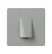 Simon 27 Кабельный вывод с фиксатором для кабеля, широкий модуль, S27, серый  27801-37  Simon