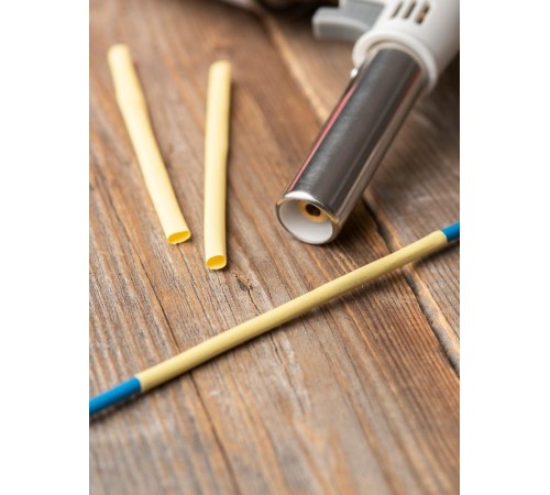 Термоусаживаемая трубка ТУТ нг 6/3 желтая EKF PROxima  tut-6-y-1m  EKF