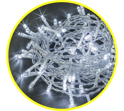 Гирлянда световая  NGF-S01-100CW-10-11.5m-230-C8-TR-IP20  14025  Navigator