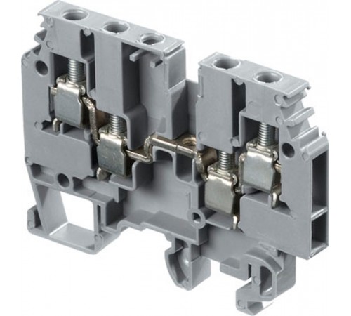 Клемма M4/6.4A.N винт 4мм.кв. синяя  1SNA125479R2500  TE