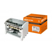 Блок модульный распределительный на DIN-рейку МРБ-100 2П 100А 2х7 групп  SQ0823-0011  TDM