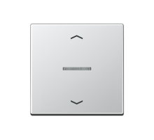 Клавиша для KNX кнопки, 1 группа, с окошком, символы стрелки; дюропласт; алюминий  A101KO5PAL  Jung