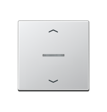 Клавиша для KNX кнопки, 1 группа, с окошком, символы стрелки; дюропласт; алюминий  A101KO5PAL  Jung