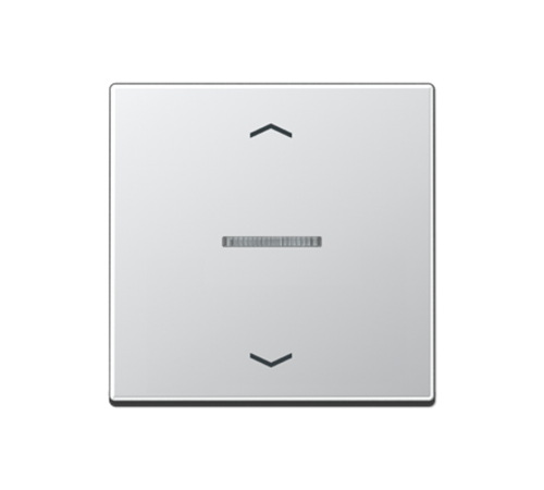 Клавиша для KNX кнопки, 1 группа, с окошком, символы стрелки; дюропласт; алюминий  A101KO5PAL  Jung