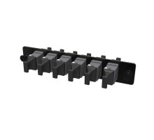 Адаптерная планка с установленными 6xMTP адаптерами (aligned key)(цвет адаптера - серый), OM4, 1/2 HU  RNAP6MHU4  DKC