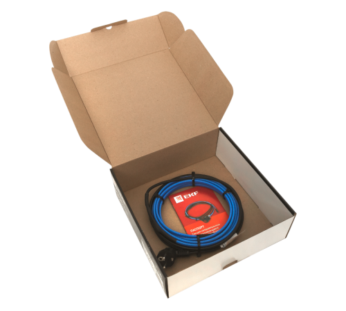 Саморегулирующийся нагревательный кабель 15 Вт/м для обогрева трубопроводов StopFrost Inside 1 м SFI-15-1  EKF