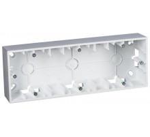 Simon 15 Алюминий Монтажная коробка для накладного монтажа, 3 поста  1590753-033  Simon