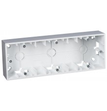 Simon 15 Алюминий Монтажная коробка для накладного монтажа, 3 поста  1590753-033  Simon
