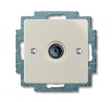 ABB Basic 55 Шампань Розетка TV оконечная  1724-0-4310   2CKA001724A4310  ABB