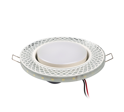 Светильник точечный встраиваемый под лампу PGX53d MN23-White с подсветкой  .5020153  Jazzway