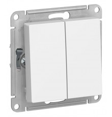 AtlasDesign Лотос Переключатель 2-клавишный, сх.6/2, 10АХ, механизм  ATN001365  SE