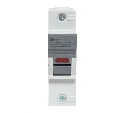 Предохранитель-разъединитель DF 14х51 1Р (тип ПВЦ)   df141-e  EKF