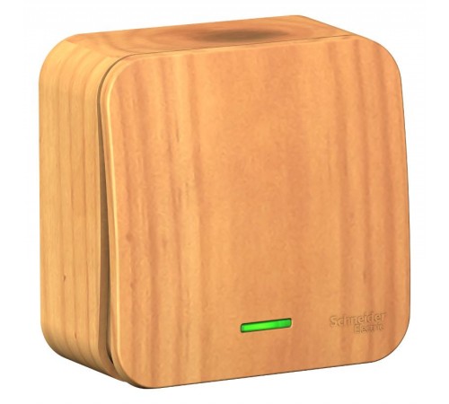 Blanca Ясень О/У Выключатель 1-клавишный с подсветкой, 10А, 250B  BLNVA101105  SE