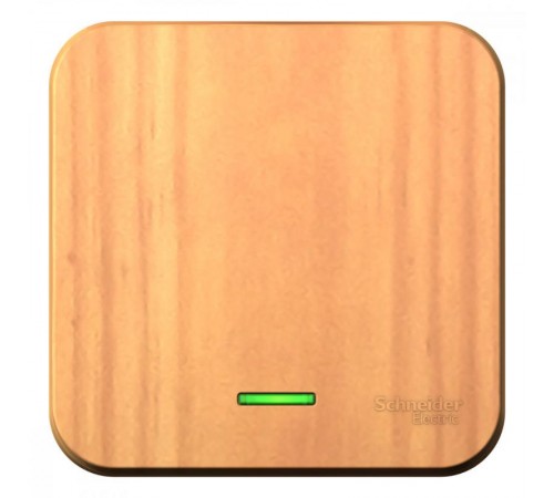 Blanca Ясень О/У Выключатель 1-клавишный с подсветкой, 10А, 250B  BLNVA101105  SE