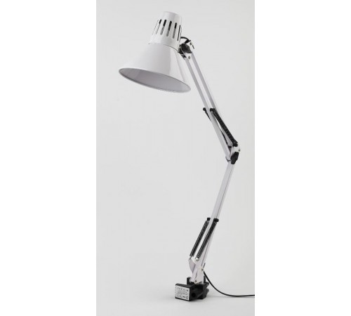 Светильник настольный струбцина  N-121 40Вт ЛН/КЛЛ Е27 белый  C0041455  ЭРА