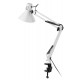 Светильник настольный струбцина  N-121 40Вт ЛН/КЛЛ Е27 белый  C0041455  ЭРА