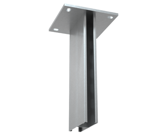 Страт-стойка двойная усиленная 41х72 L2400 мм s:2,5  2PSTPH72-2400  КМ-Профиль