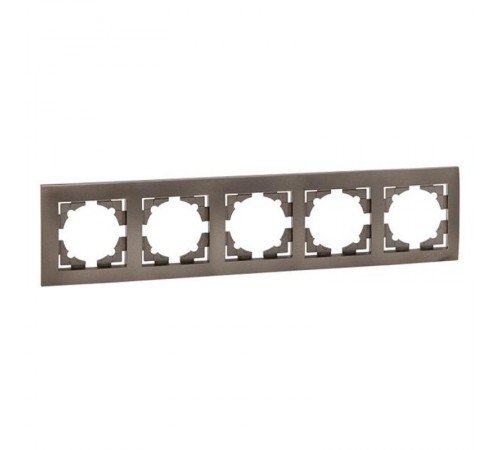 Валенсия Рамка 5-местная графит  EWM-G-305-60  EKF