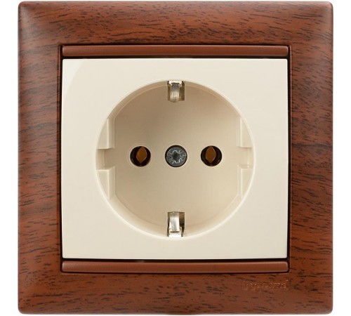 Valena Тонированное дерево Рамка 1-ая  770311  Legrand