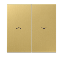 Двойная клавиша с символами "стрелки"для балансирных механизмов выключателей (кнопок), в комплекте с CD95HP (крепежный элемент); металл; латунь classi