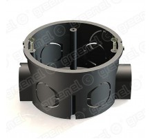 Коробка установочная 68х42 с саморезами  GE40002  GREENEL