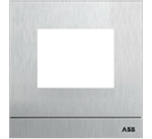 Рамка станции вызова, размер 1/1, серебристый  51021CF-A  ABB