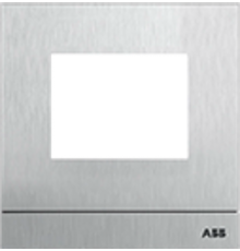 Рамка станции вызова, размер 1/1, серебристый  51021CF-A  ABB