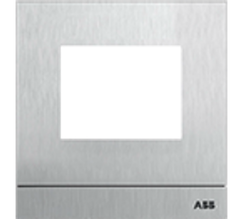 Рамка станции вызова, размер 1/1, серебристый  51021CF-A  ABB